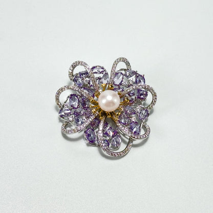 Pearl Flower Brooch