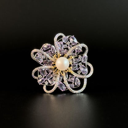 Pearl Flower Brooch