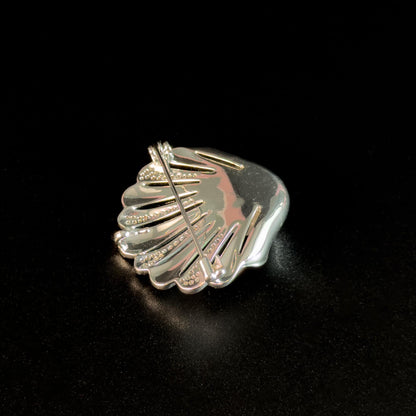 Pearl and Shell Brooch