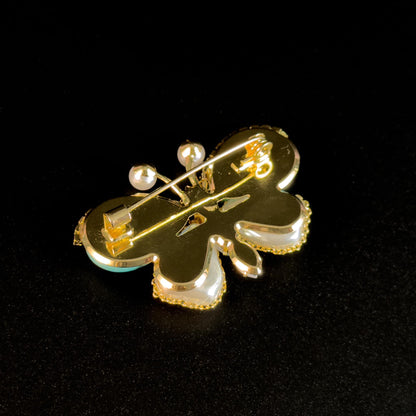 Turquoise Butterfly Brooch