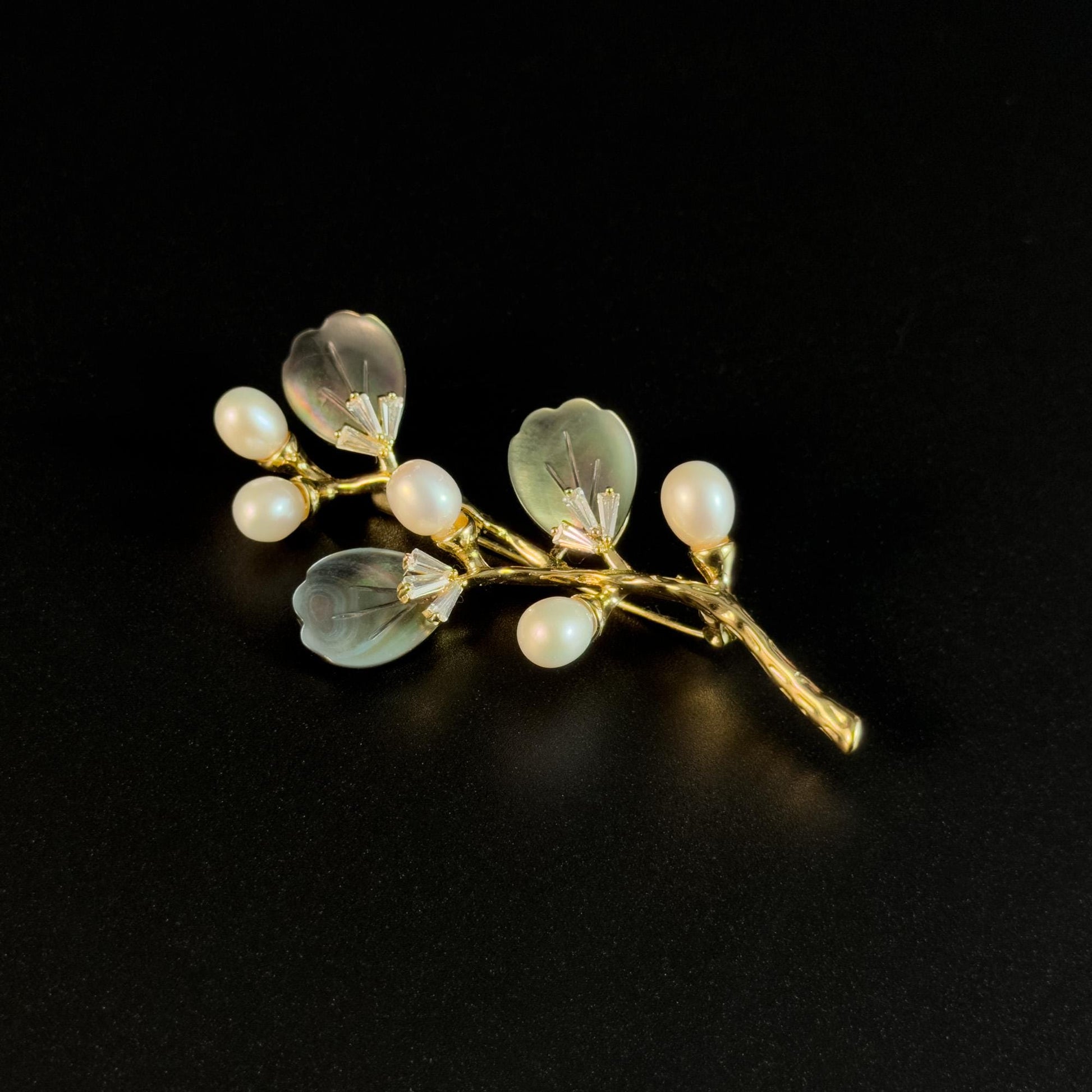 Pearl Bouquet Brooch