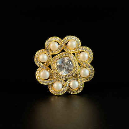Pearl Flower Brooch