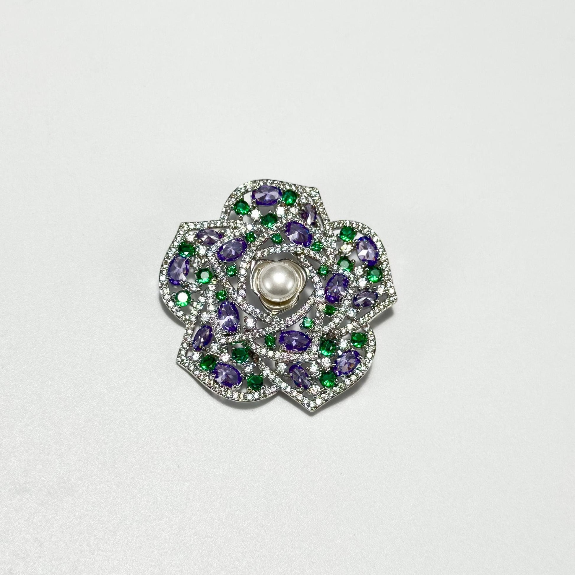 Elegant Camellia Brooch