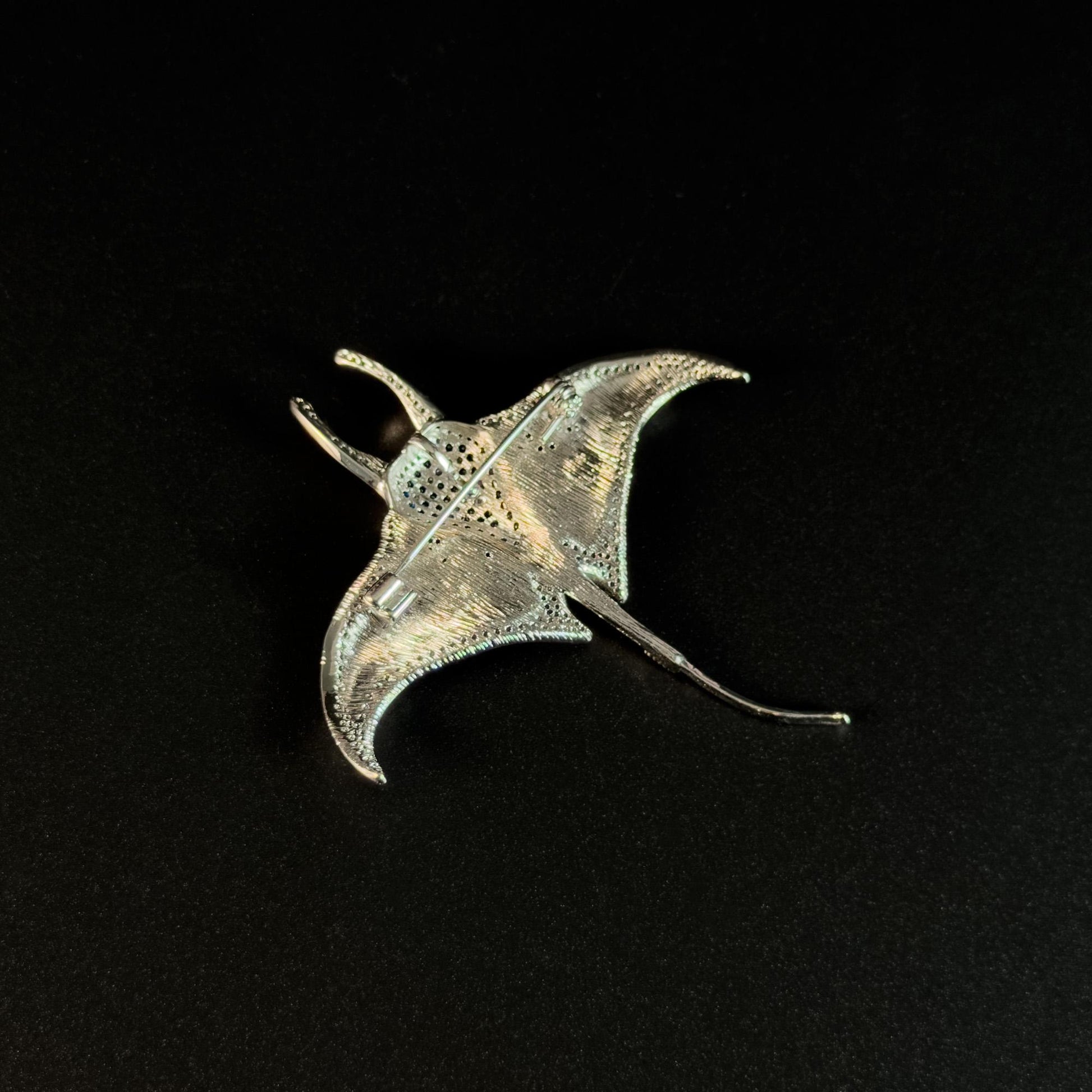 Colorful Manta Ray Brooch