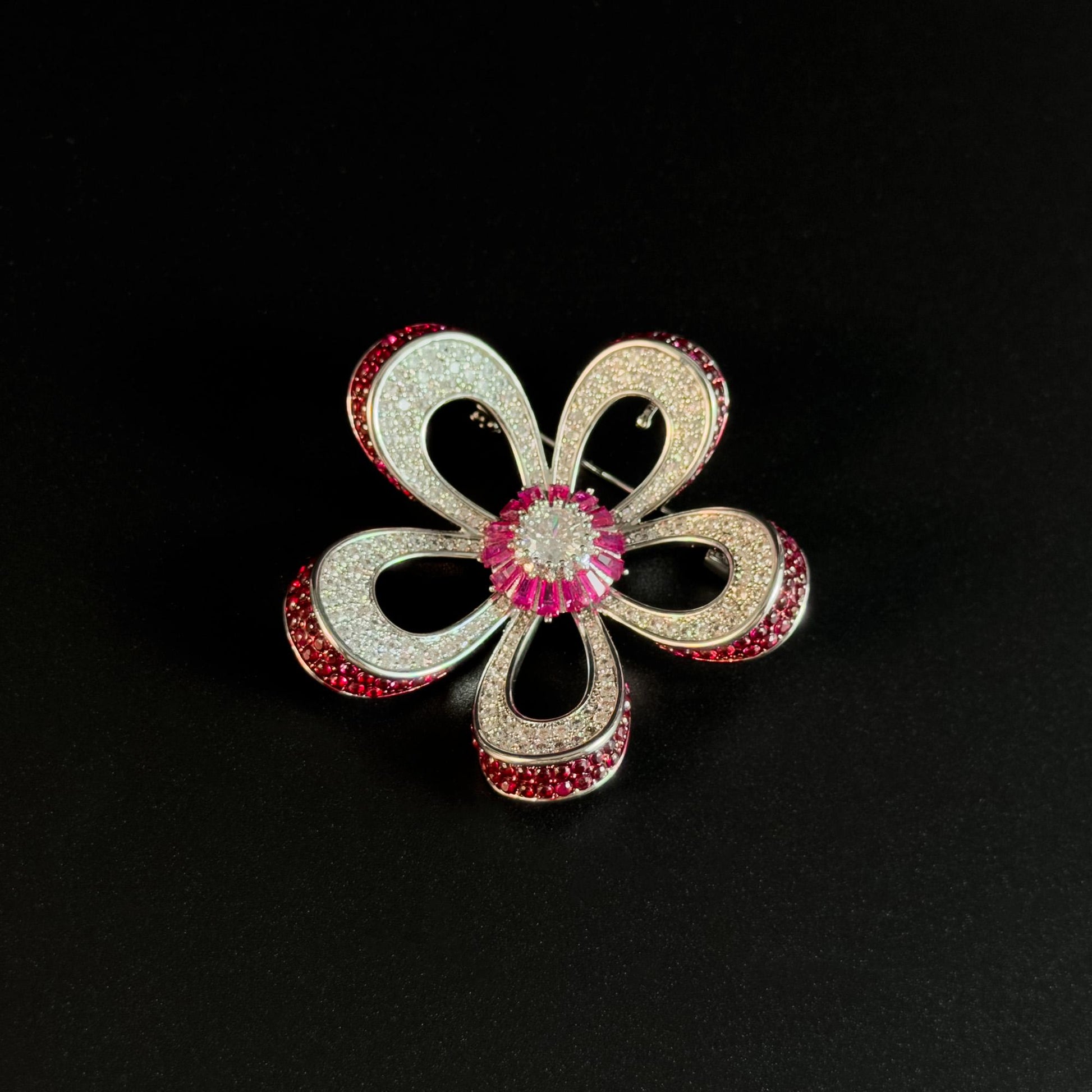 Flower-Shaped Brooch