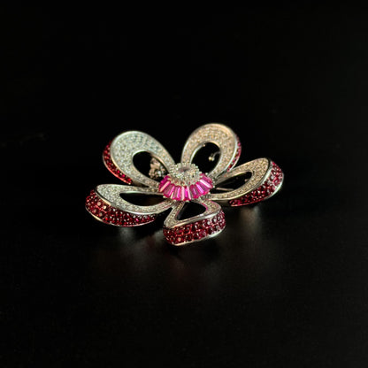 Flower-Shaped Brooch