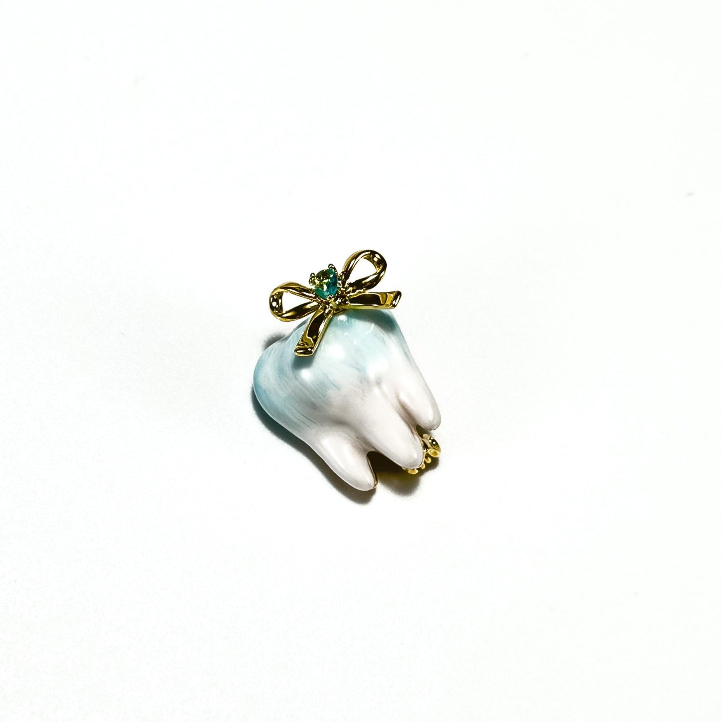 Tooth-Shaped Brooch