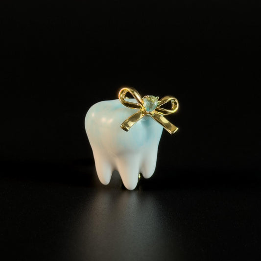 Tooth-Shaped Brooch