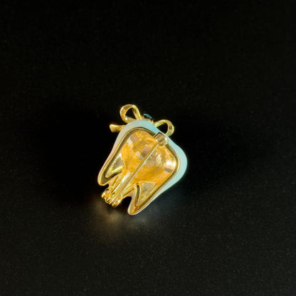 Tooth-Shaped Brooch