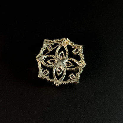 Byzantine Vintage Gemstone Brooch.