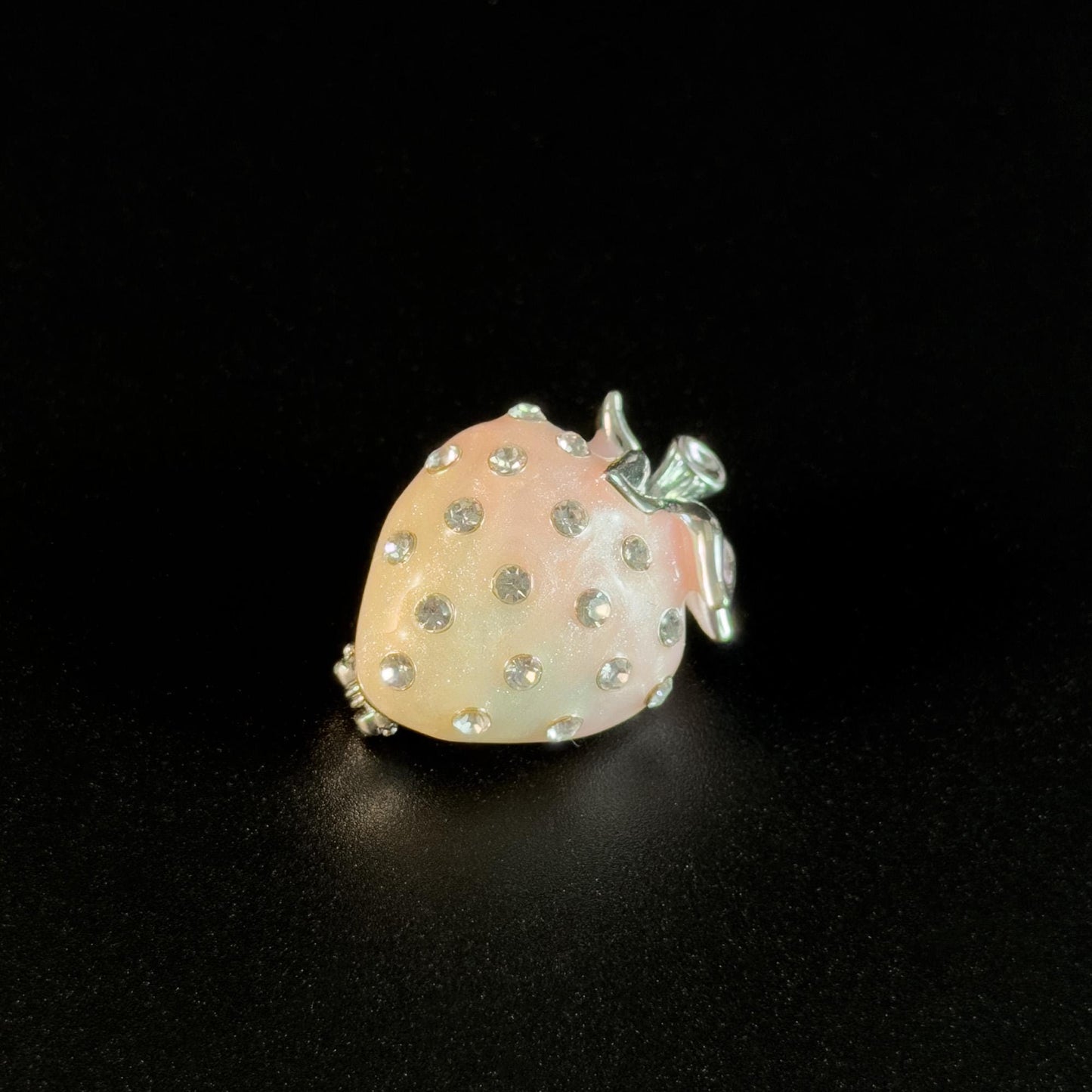 Mini Strawberry Brooch