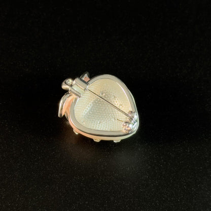 Mini Strawberry Brooch
