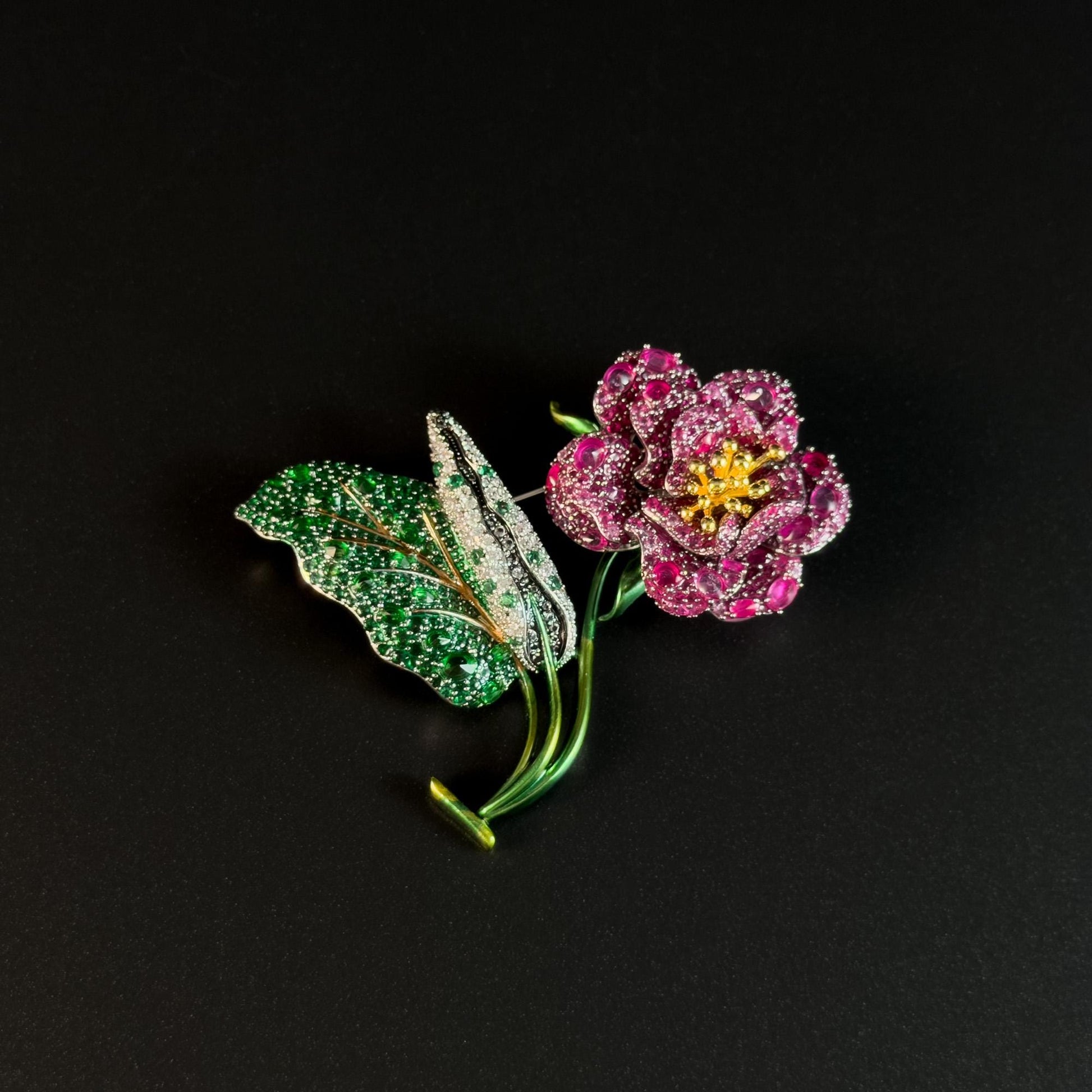 Vintage Rose Brooch