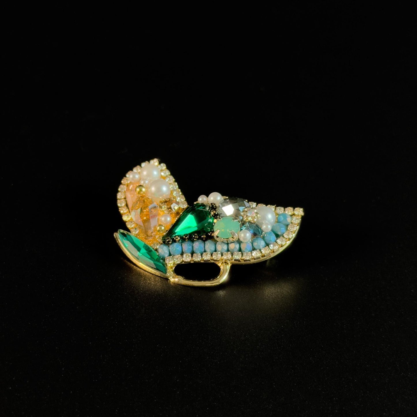 Heavy-Duty Vintage Butterfly Brooch