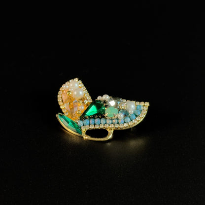 Heavy-Duty Vintage Butterfly Brooch