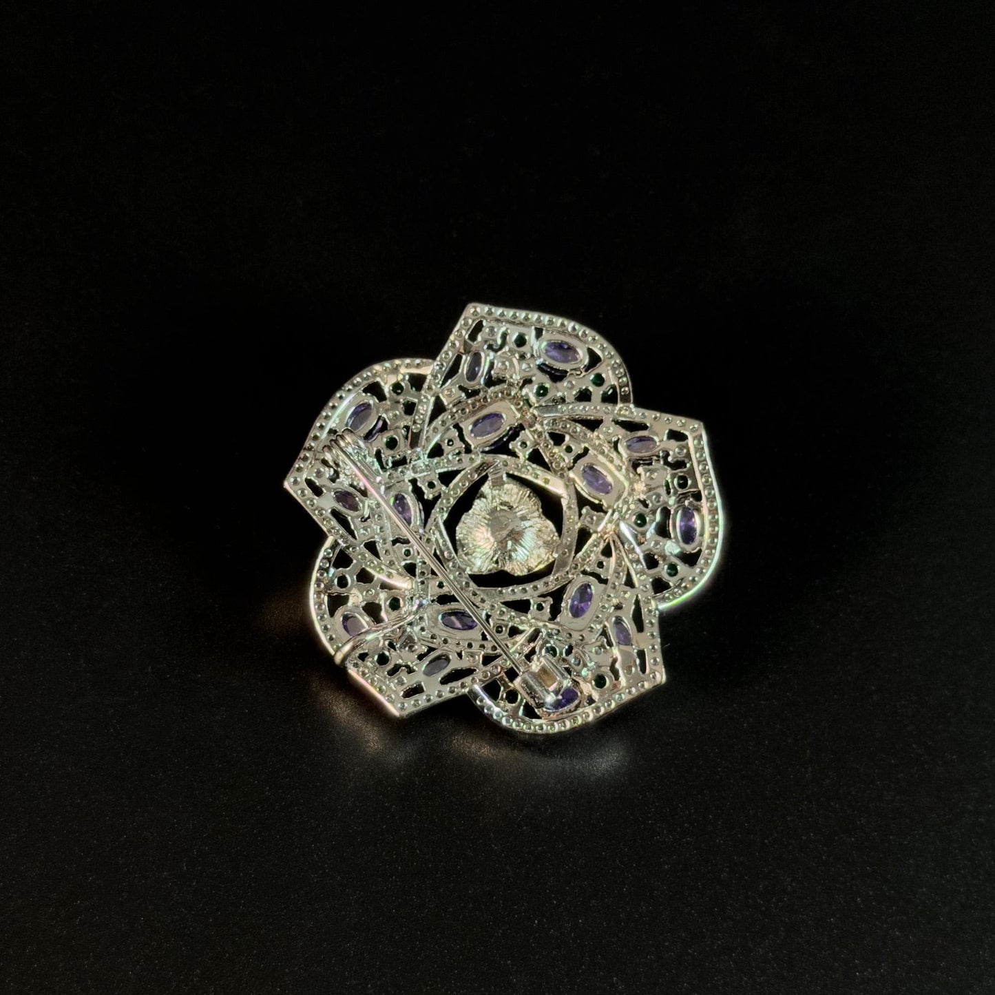 Elegant Camellia Brooch