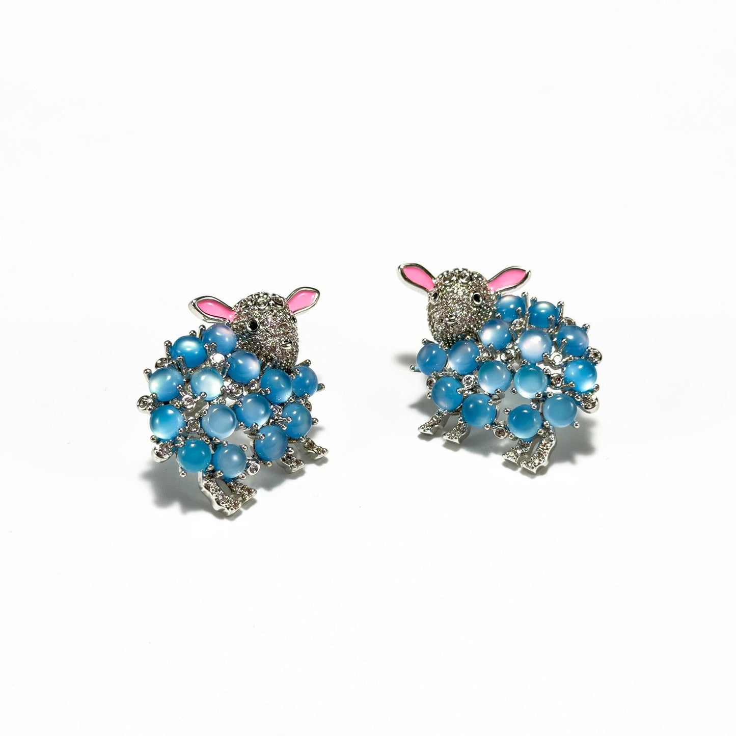 Blue Sheep Earrings