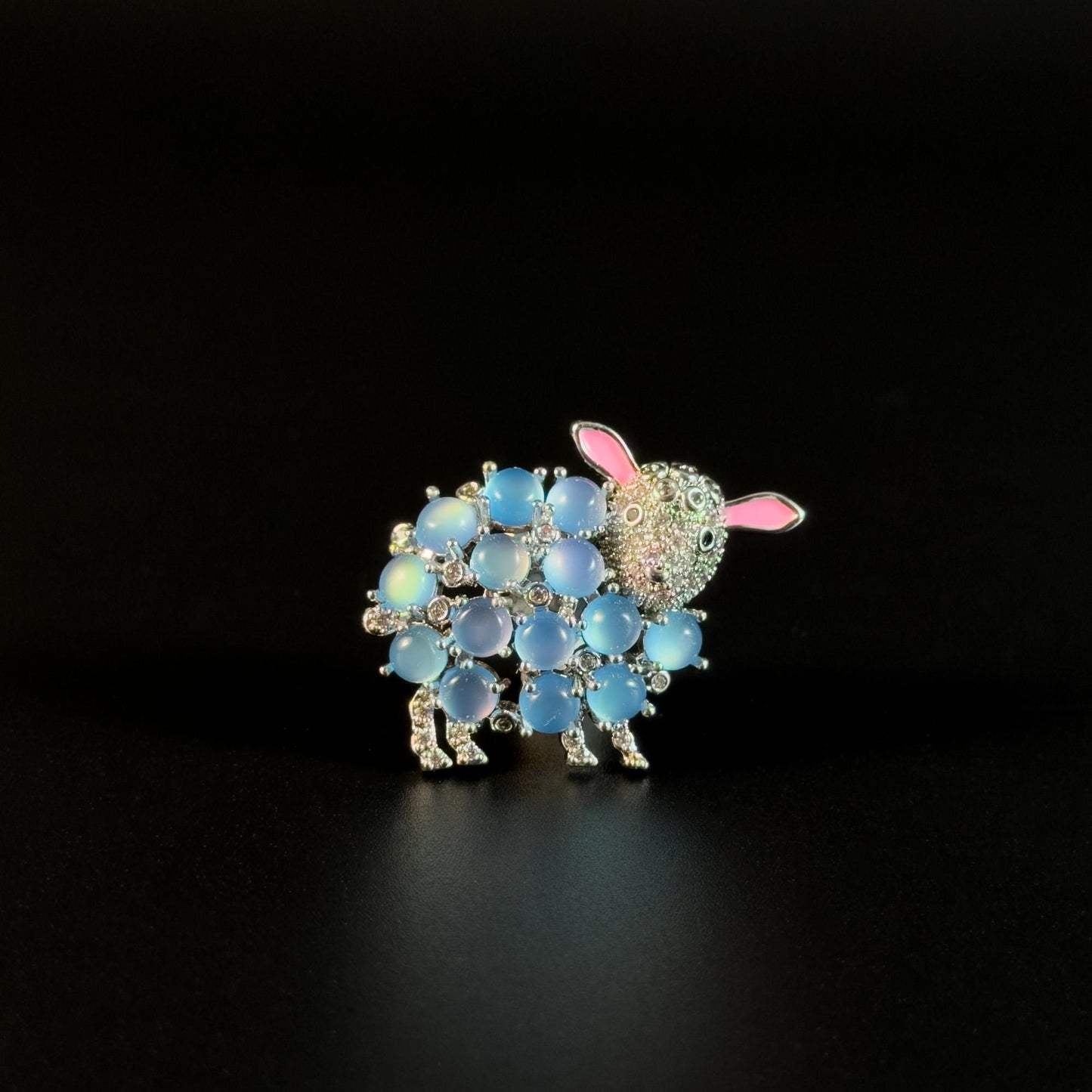 Blue Sheep Earrings