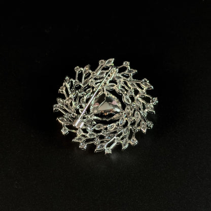 Blue Zircon Firework Brooch