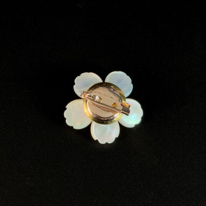 Pearl Cherry Blossom Brooch