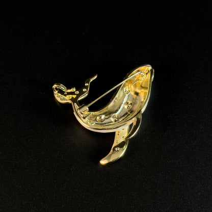 Colorful Whale Brooch
