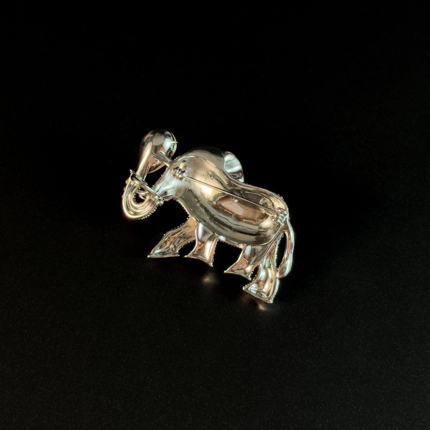 Purple Elephant Brooch