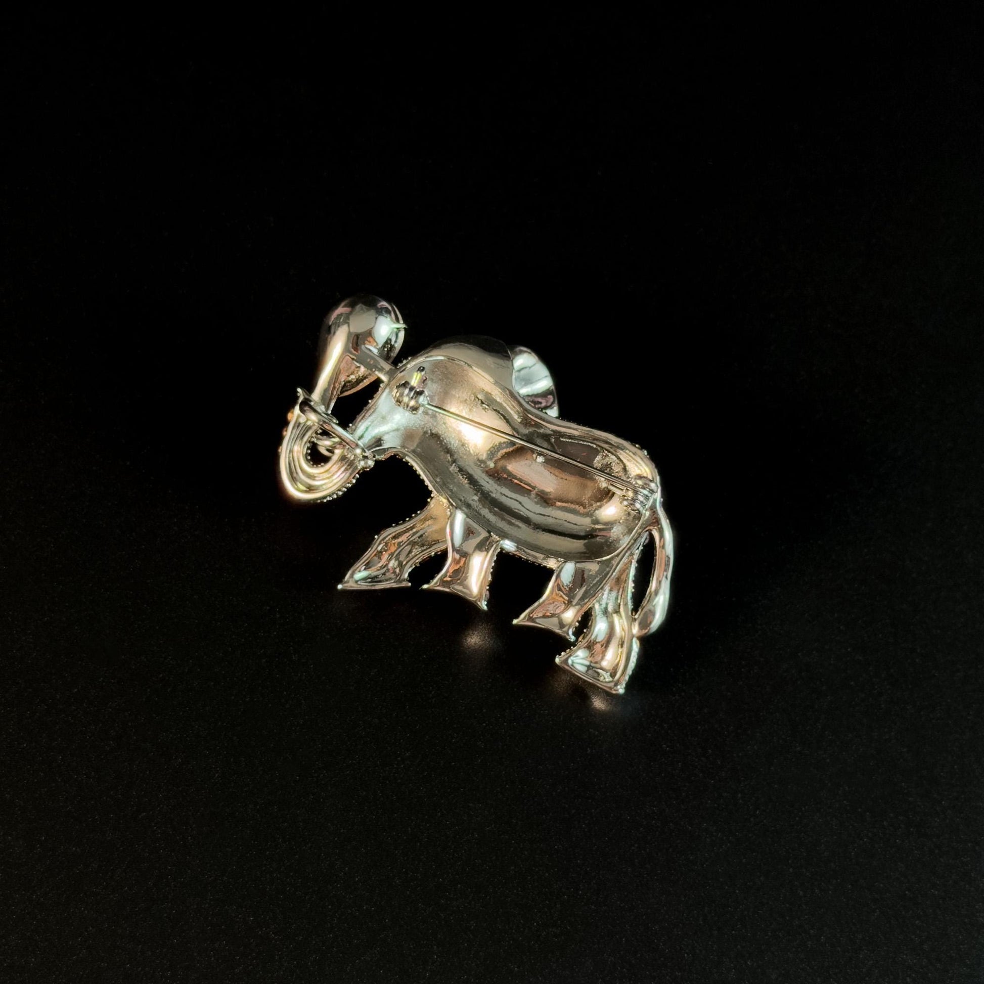 Purple Elephant Brooch