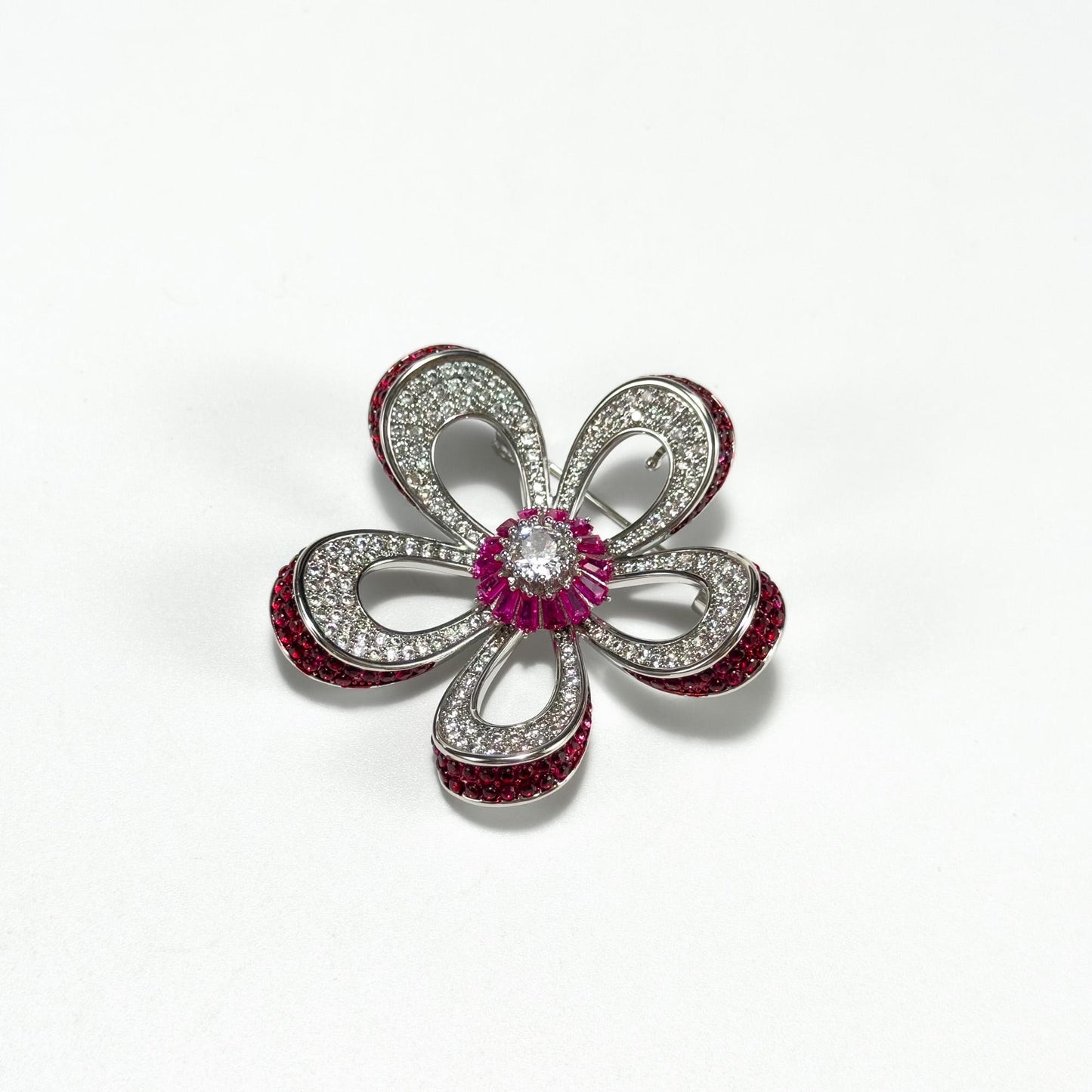 Flower-Shaped Brooch