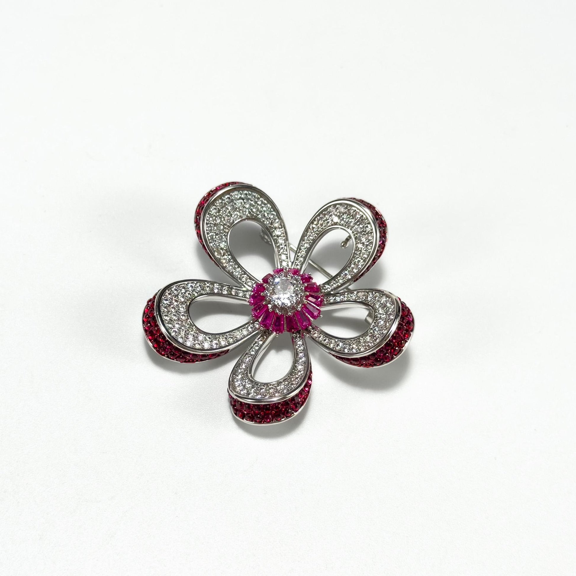 Flower-Shaped Brooch