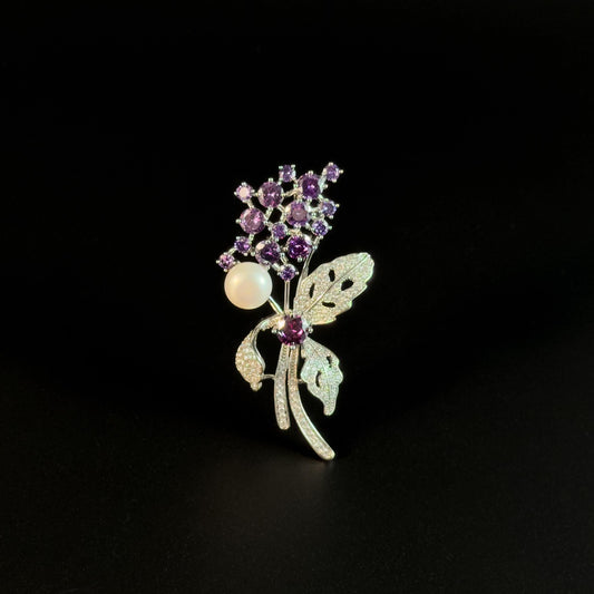 Pearl Wisteria Brooch