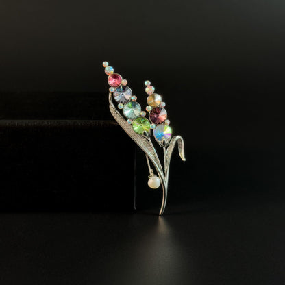 Colorful Wheat Ear Brooch
