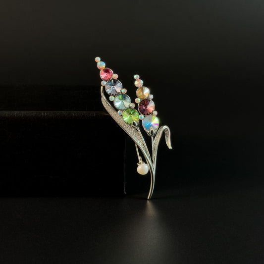 Colorful Wheat Ear Brooch