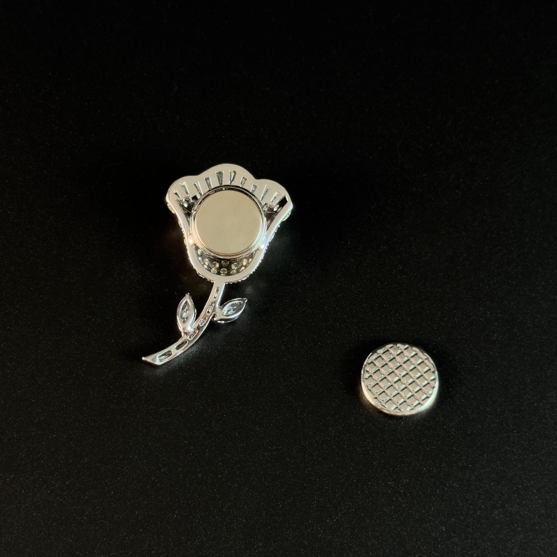 Yellow Tulip Bouquet Magnetic Cufflinks