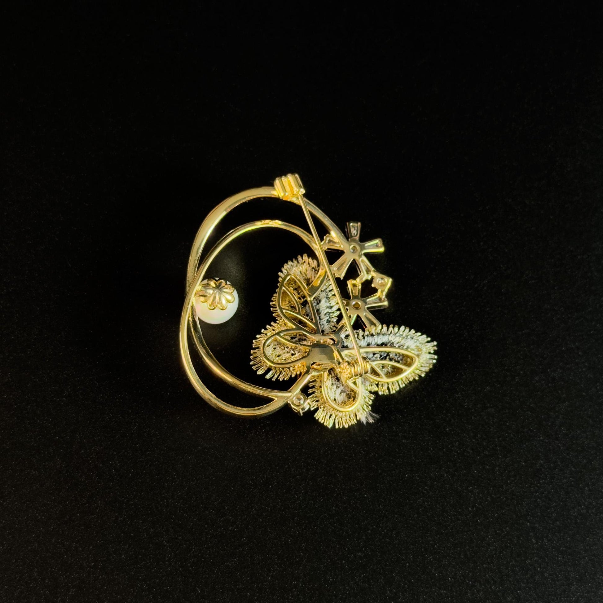 Lace Butterfly Brooch
