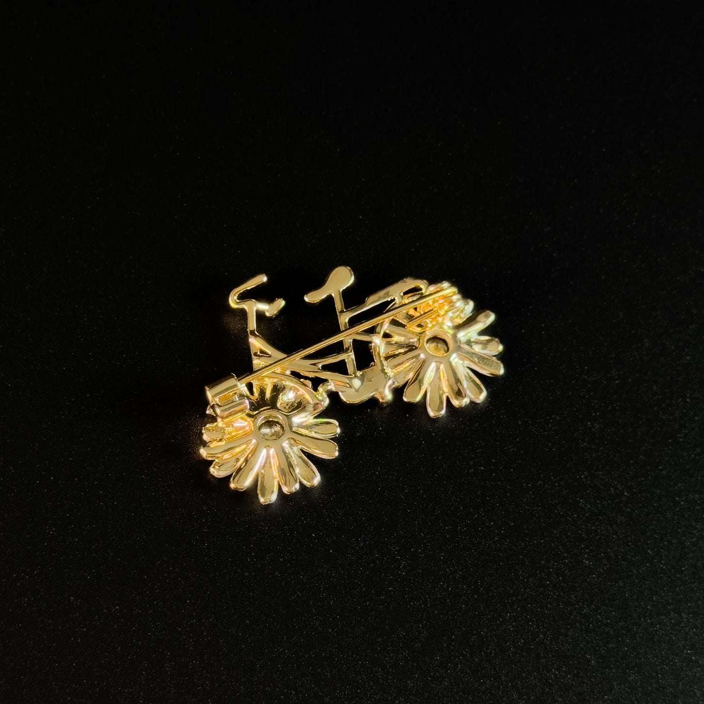 Daisy Bicycle Brooch