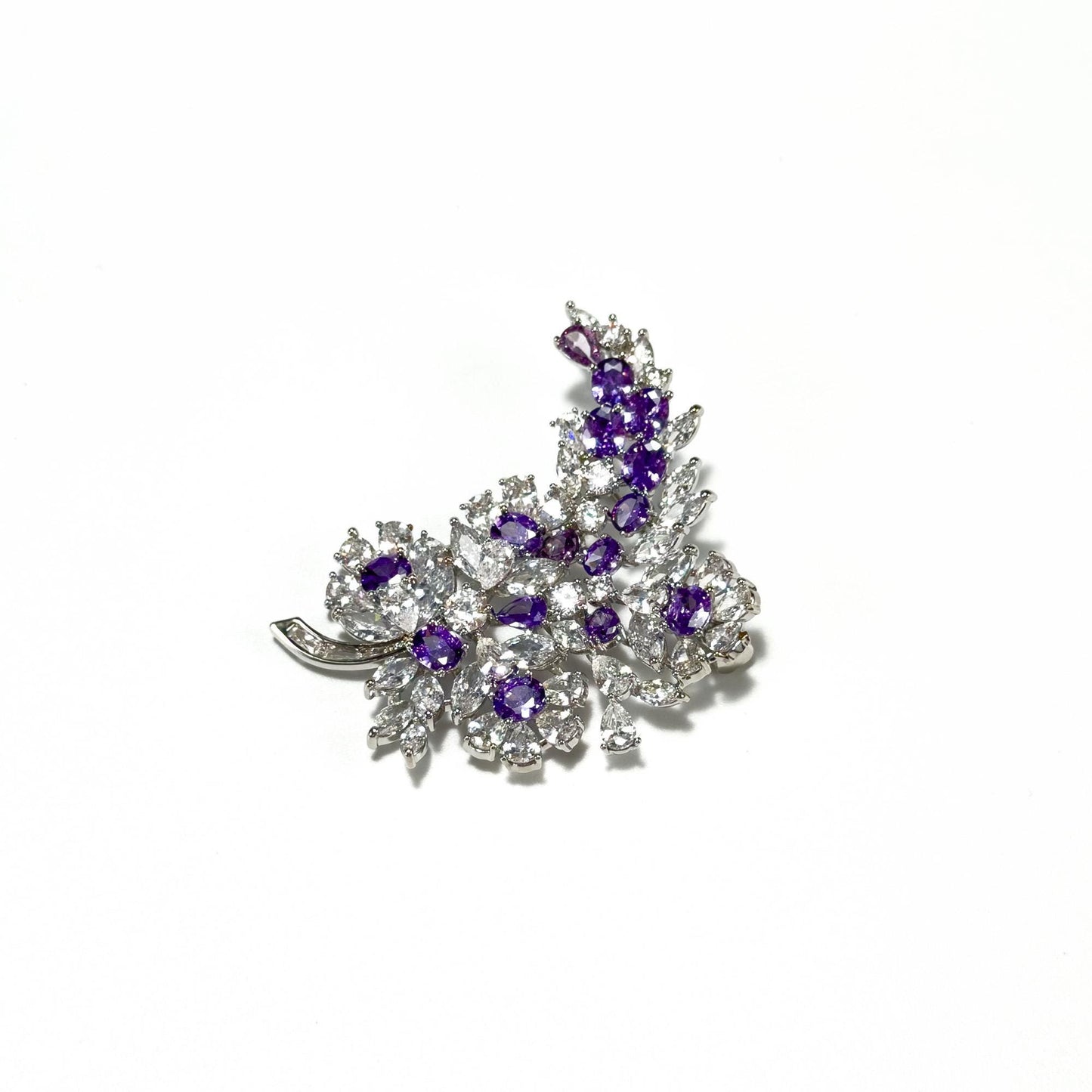 Amethyst Bouquet Brooch