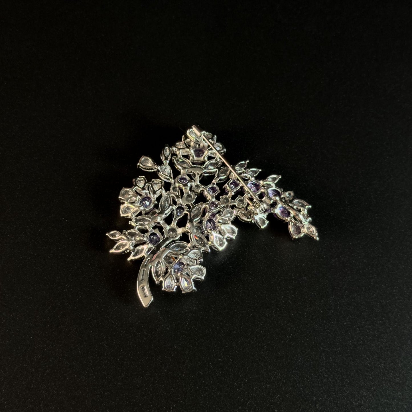 Amethyst Bouquet Brooch