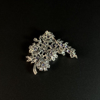 Amethyst Bouquet Brooch