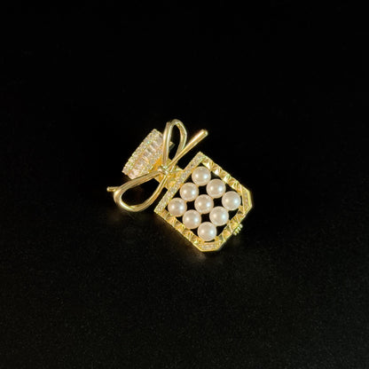 Briseis · Golden Perfume Bottle Brooch