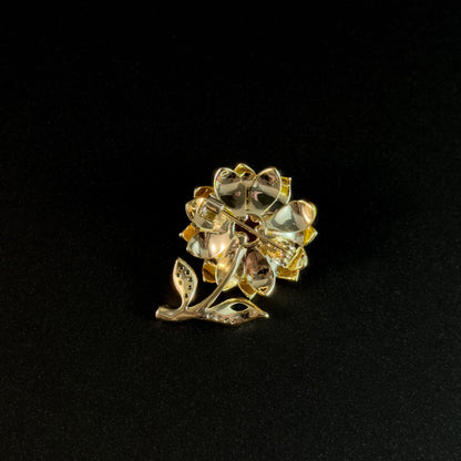 Sunflower Bouquet Brooch