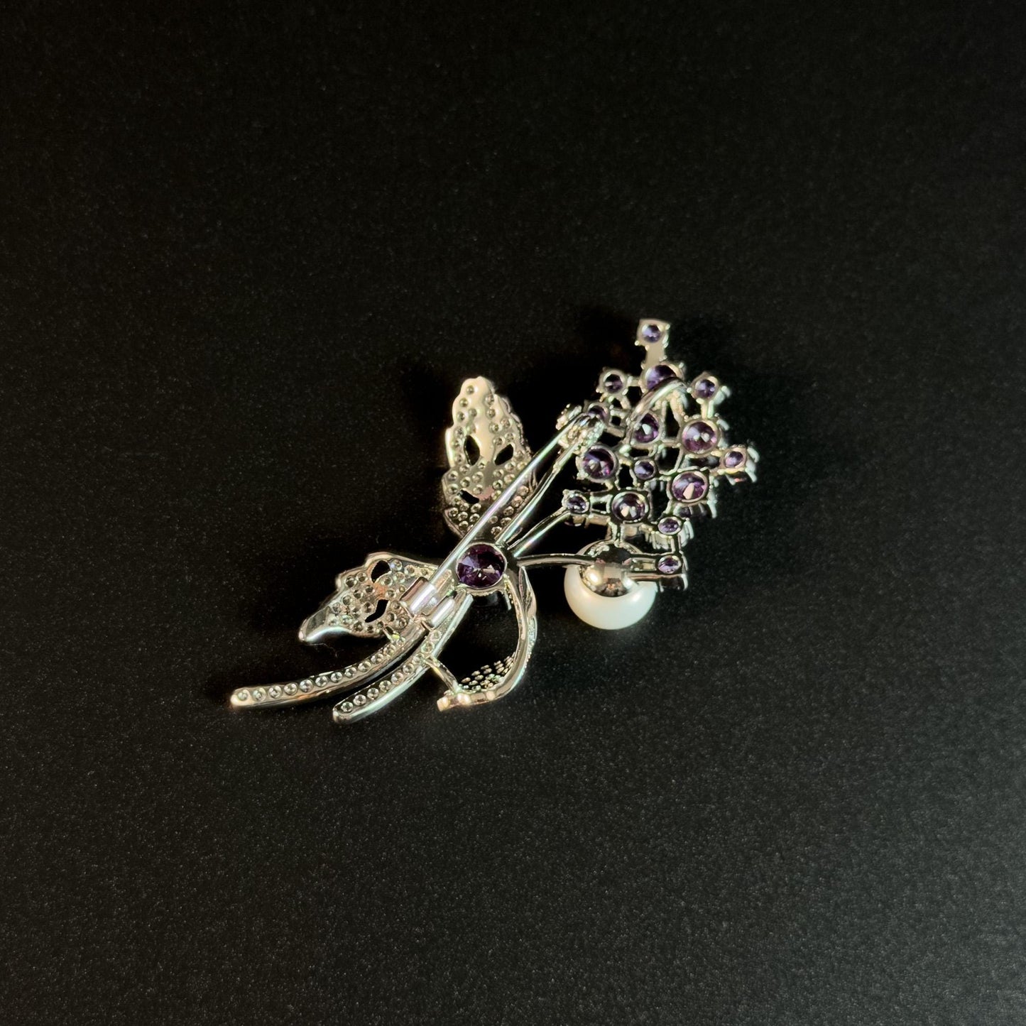 Pearl Wisteria Brooch