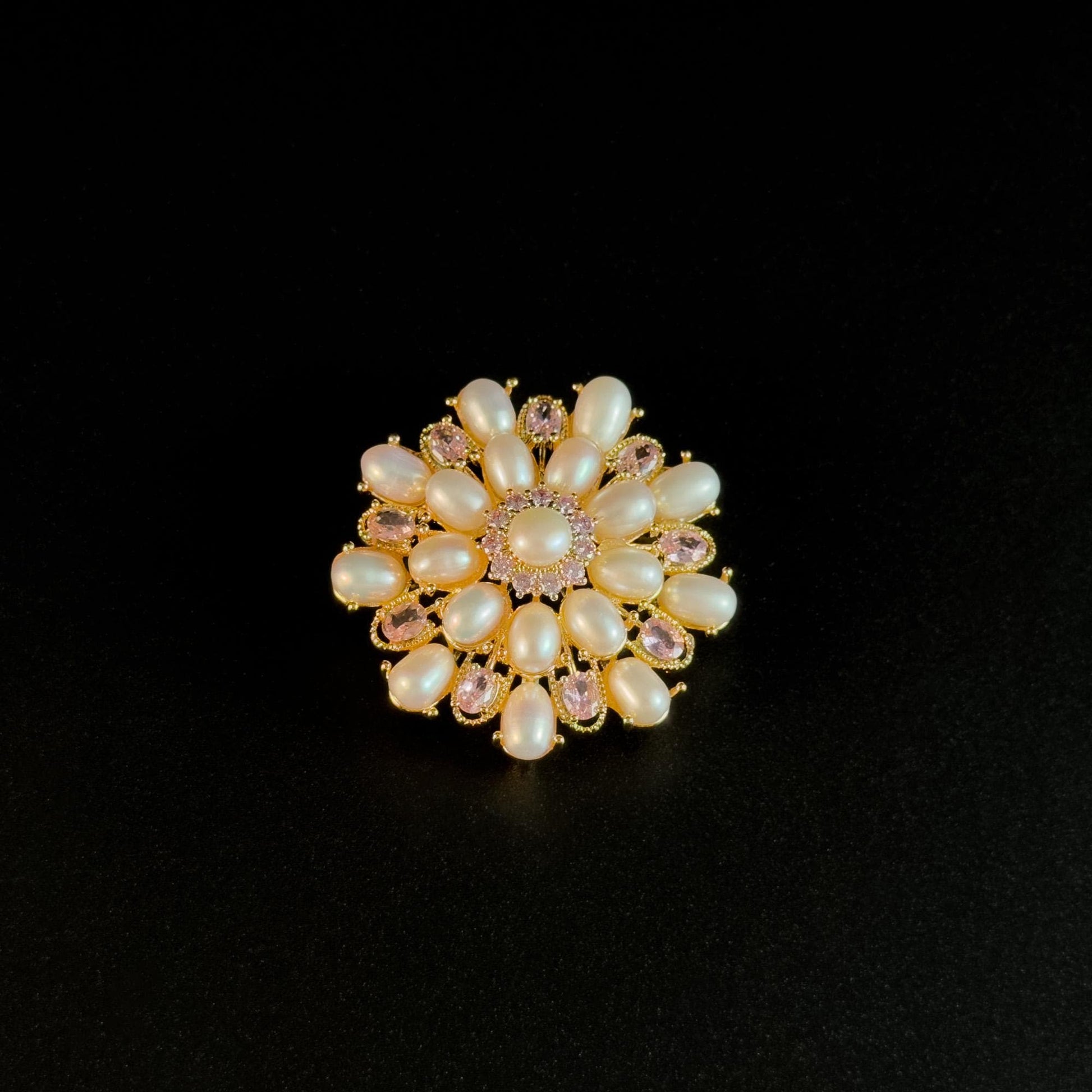 Pearl Flower Brooch