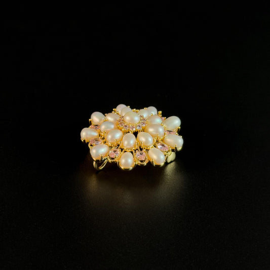 Pearl Flower Brooch