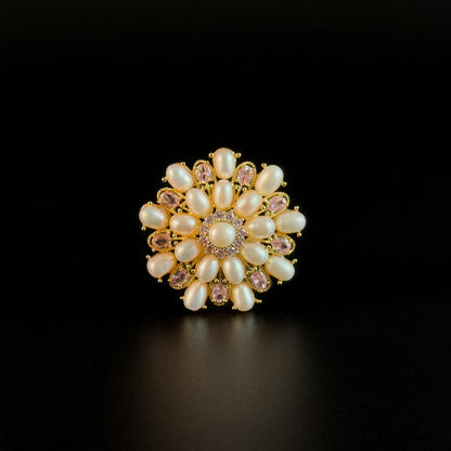 Pearl Flower Brooch