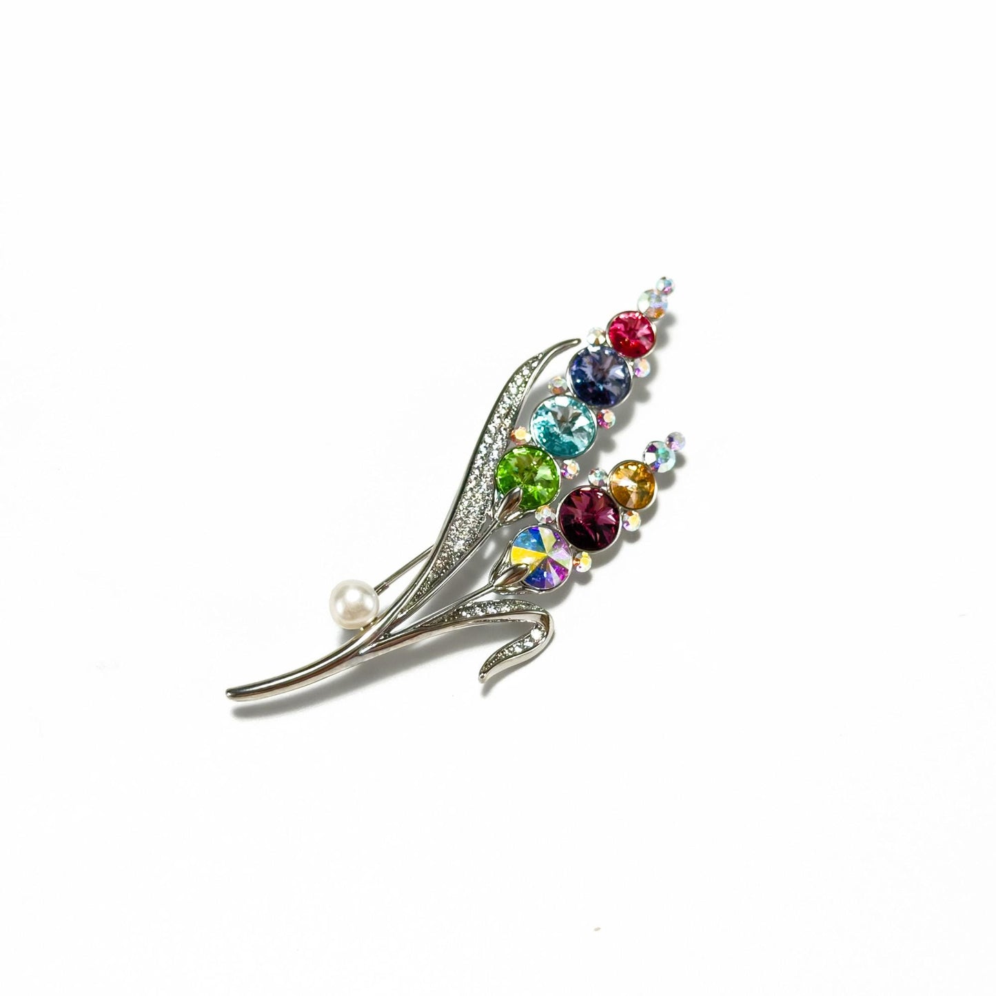 Colorful Wheat Ear Brooch