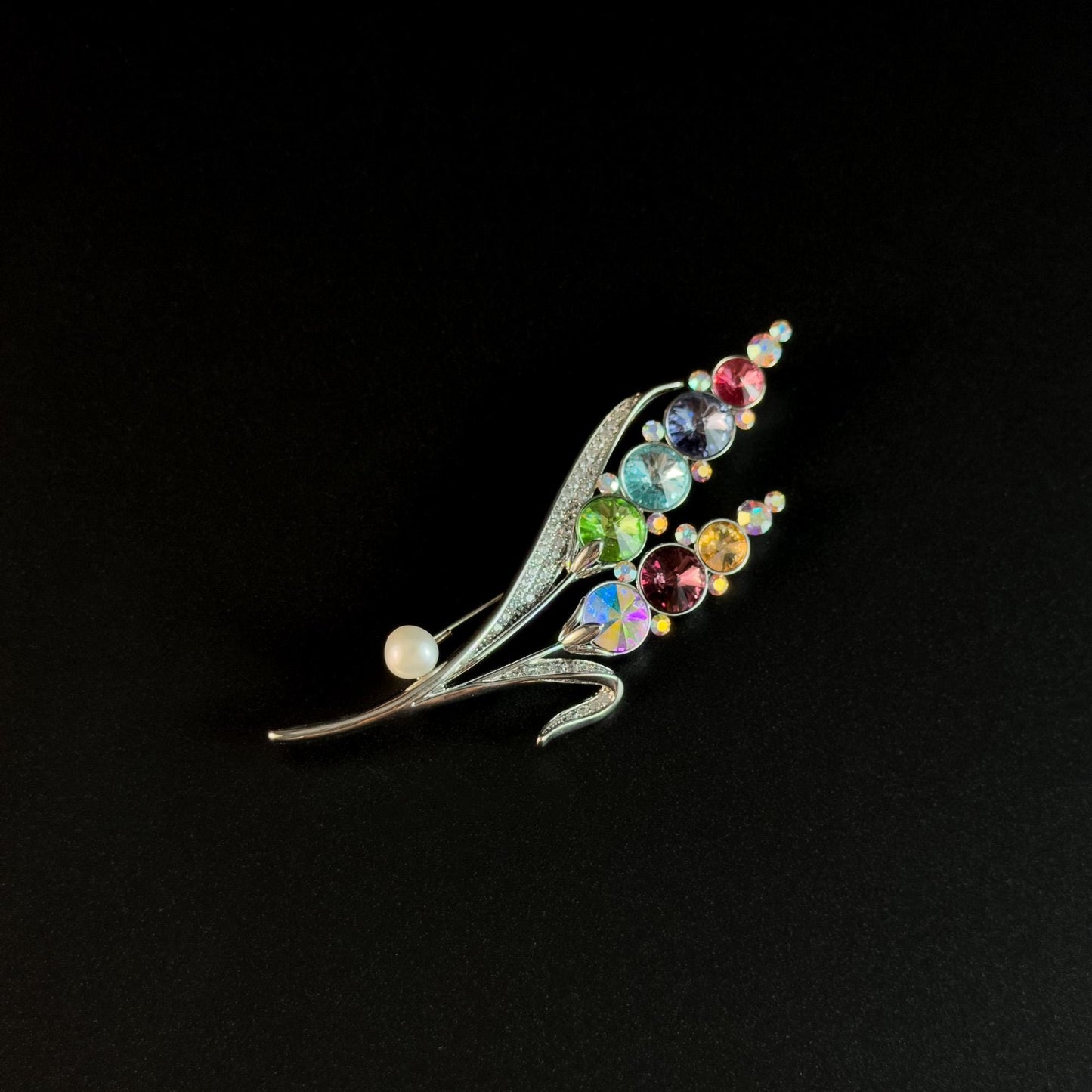 Colorful Wheat Ear Brooch