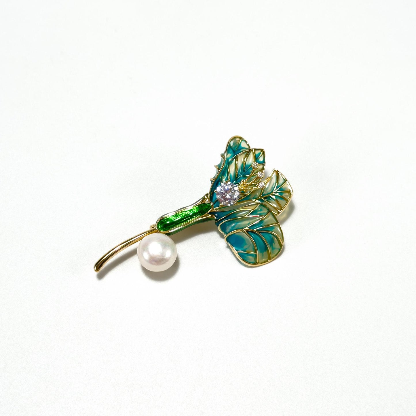 Belus · Azure Morning Glory Brooch
