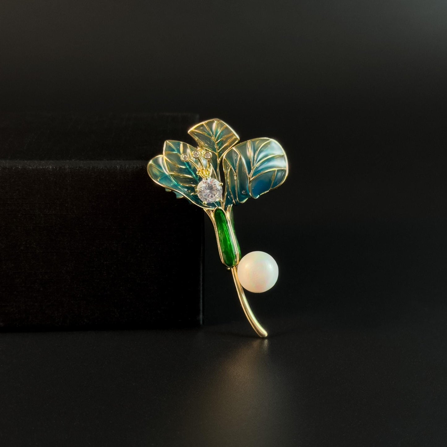 Belus · Azure Morning Glory Brooch