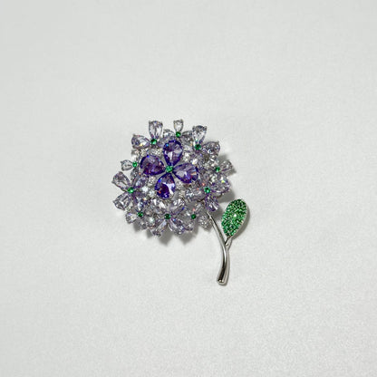 Bathycles · Violet Sphere Bouquet Brooch