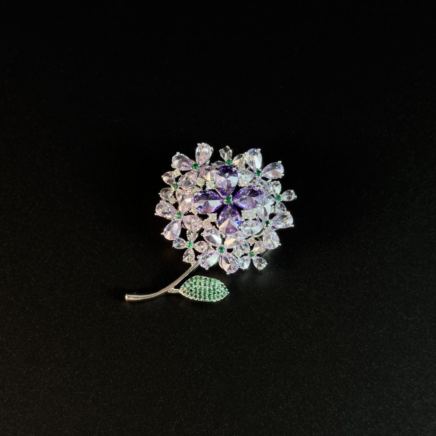 Bathycles · Violet Sphere Bouquet Brooch